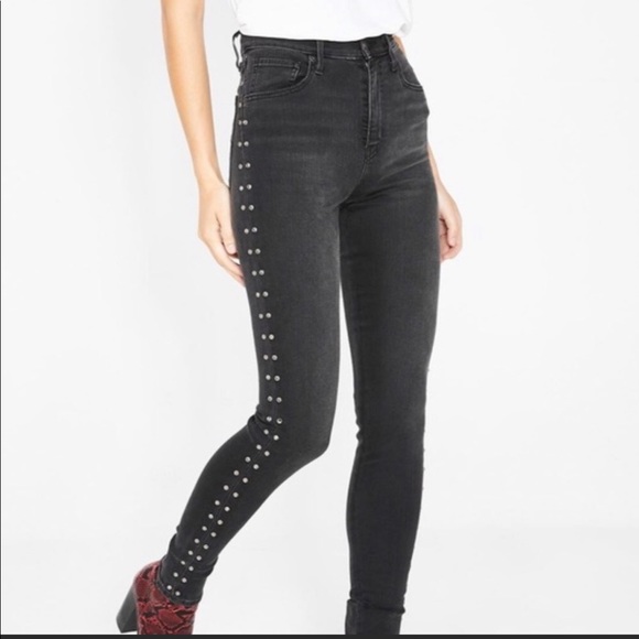 Levi's Denim - Levi's mile high super skinny studded jeans
